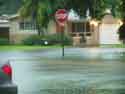 flooding of neighborhood